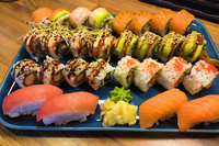 Sushimenu til takeaway