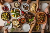 Middelhavsmenu til catering