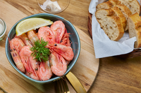 Pil-selv-rejer og vin