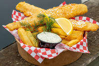 Fish & chips hos Kysten