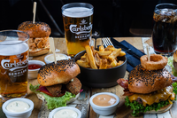 Burgermenu hos Stempel