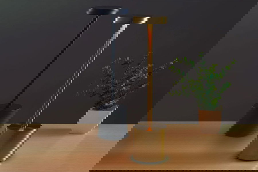 Trådløs touchlampe