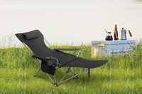 Campingstol med fodlæn
